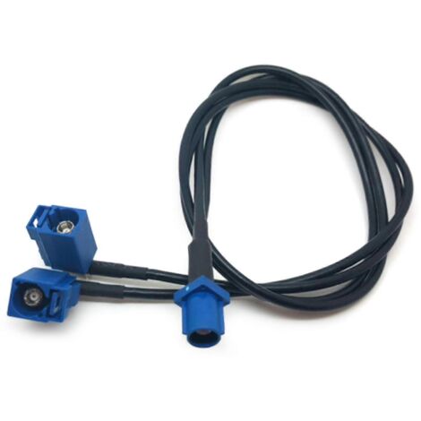 Diviseur Fakra Y, Câble Coaxial RG174 Mâle vers Femelle avec Connecteur Fakra