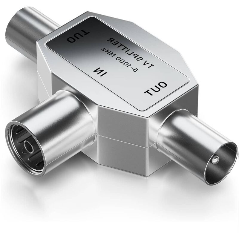 

Divisor coaxial en T Gris