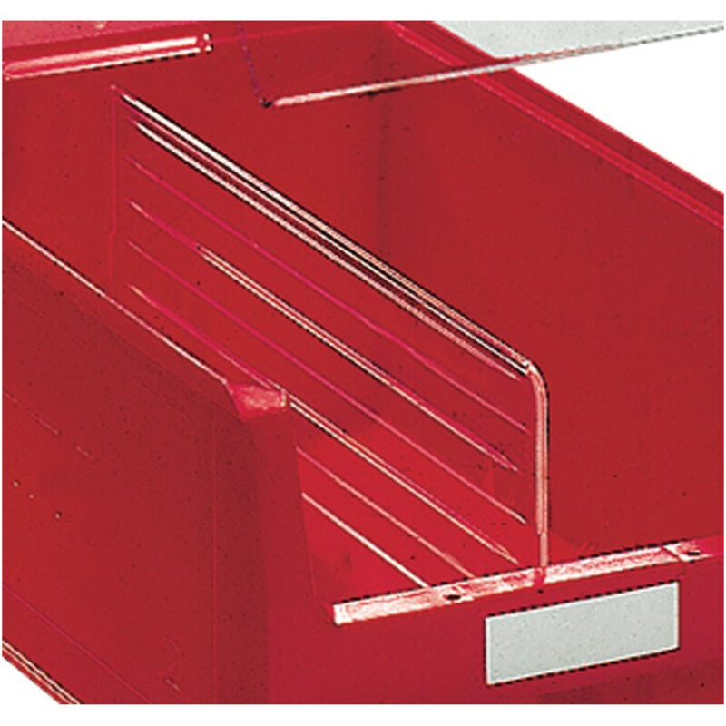 

Divisor longitudinal para caja de almacenamiento MK3 PS transparente 10 piezas / bolsa PROMAT