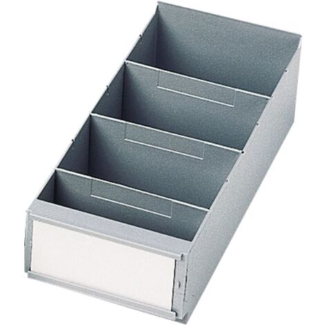 Divisor para caja de balda 160mm PS gris 25pcs / bolsa LA-KA-PE