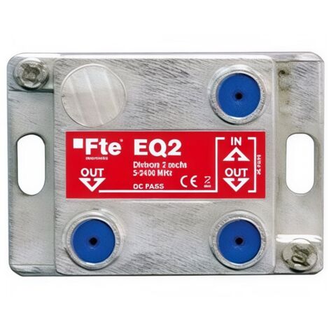 Divisor TV/SAT FTE a 2 Vías Clase A 5-2400 MHz Terrestre y Satelital EQ2