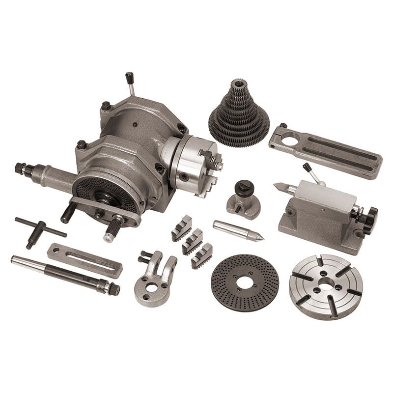 Divisor universal con husillo de contrapunto y discos Fervi D004/125L