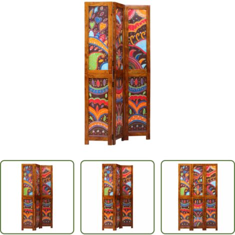 Divisore in legno -  Divider per stanze Marrone miele 105 x 1,5 x 180 cm