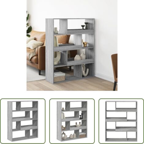 Divisore per ambienti -  Divisorio Stanza Grigio Sonoma 100x33x125,5 cm in Truciolato