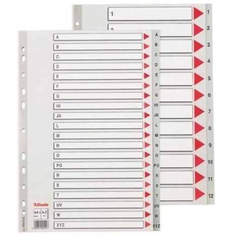 DIVISORI A4 A-Z MAXI PPL PLASTICA