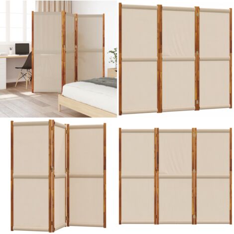 Divisorio a 3 Pannelli Tortora 210x180 cm - Separazione interna - Separazione esterna