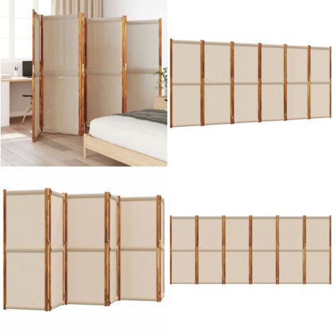 Divisorio a 6 Pannelli Tortora 420x180 cm - Separazione interna - Separazione esterna