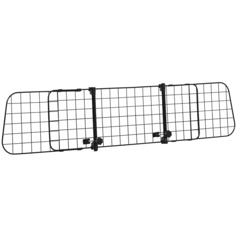 DIVISORIO AUTO PER CANI, BARRIERA REGOLABILE UNIVERSALE, 91-152 X 30 CM, NERO