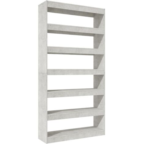 Libreria/Divisorio in Legno Multistrato 100x30x198 cm Colori Diversi