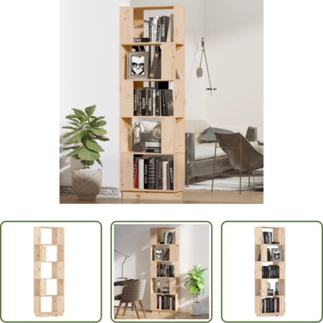 Divisorio in legno -  Libreria/Divisorio 51x25x163,5 cm Legno Massello di Pino