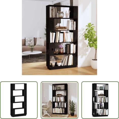 Divisorio in legno -  Libreria/Divisorio Bianco 80x25x163,5 cm Legno Massello