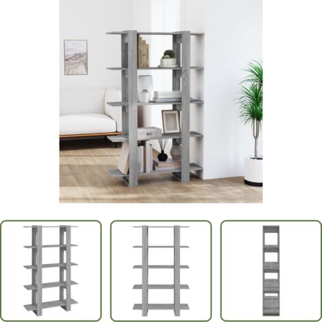 Divisorio -  Libreria/Divisorio Grigio Sonoma 100x30x160 cm