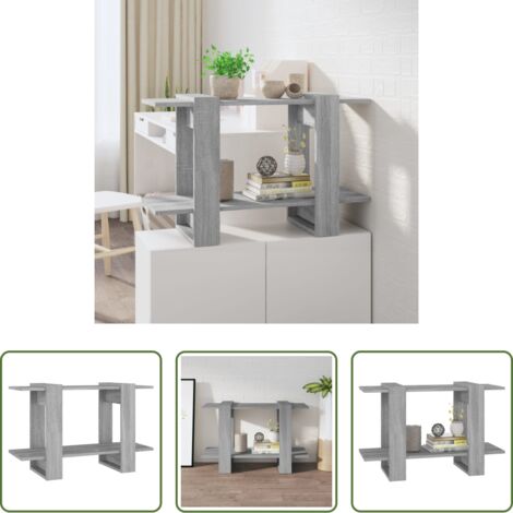 Divisorio -  Libreria/Divisorio Grigio Sonoma 80x30x51 cm
