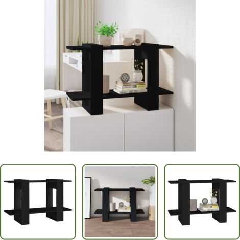 Divisorio -  Libreria/Divisorio Nero 80x30x51 cm