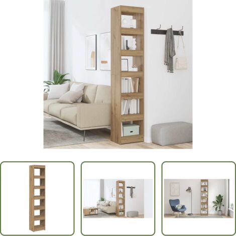 Divisorio -  Libreria/Divisorio Rovere Artigianale 40x30x198 cm
