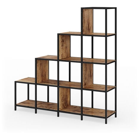 Divisorio per ambienti Fyrk, Legno antico, 120 x 120 cm, Vicco