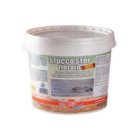 Dixi STUCCO STOP stucco bianco fibrato in polvere 1 KG