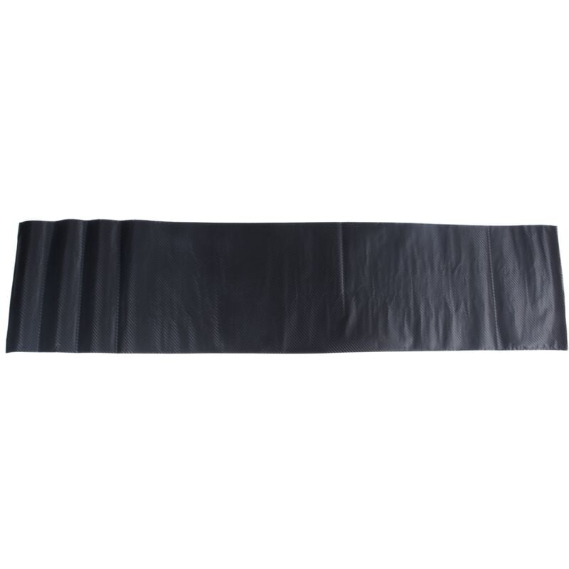 Image of Diy 30x127 3D Carbon Fiber Aufkleber Vinyl Film Wrap Rolle Klebstoff Auto Aufkleber Blatt Schwarz