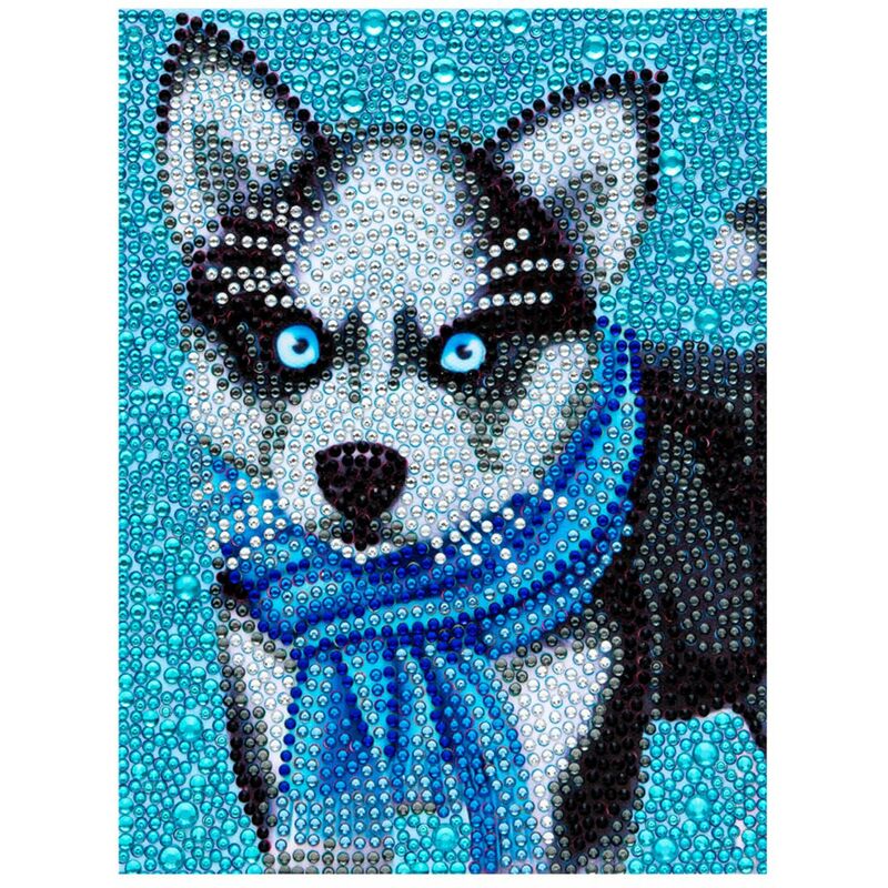 

DIY 5D pintura de diamante lindo patron de perro 200x150mm taladro completo bordado de diamantes decoracion de escritorio regalo para ninos