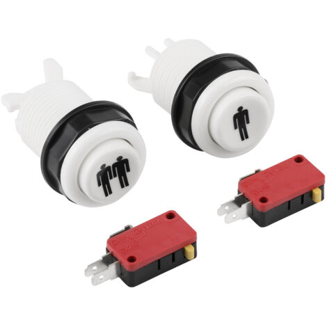 DIY-Arcade-Startknopf-Set für 1 oder 2 Spieler – Druckknopf für Retro-Spiele