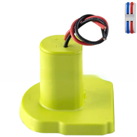 DIY-Ausgangsadapter mit Kabel, kompatibel mit RYOBI (RYOBI) 18V Elektrowerkzeugen, Lithium-Nickel-Elektrobatterie (Liyoubi-Two Lines).