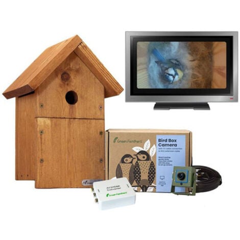 DIY Bird Box with Wired Camera Kit