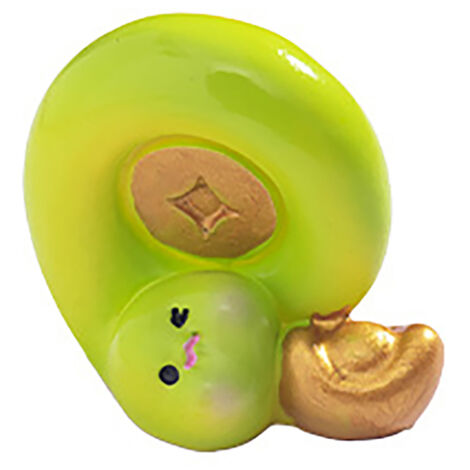 DIY-Dekorationsornament, goldene Miniatur-Silberschlange, Edition 4