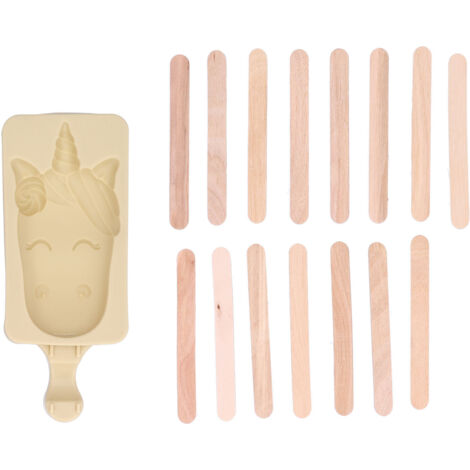 DIY-Eiscremeform mit Cartoon-Tiermotiven – Dunkelgelbe Eiscremeform für die Küche