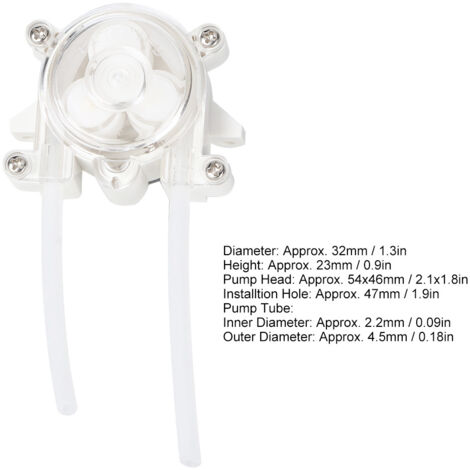 DIY Mini-Peristaltik-Flüssigkeitsdosierpumpe 6V Schlauchpumpe für Aquarien- und Laboranalysen
