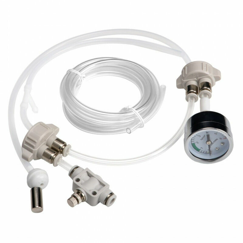 Lucky-88 - diy Système CO2 pour Aquarium Plante, accessoires d'aquarium CO2, diy Générateur de CO2 avec Testeur de Pression et Valve de Contrôle du