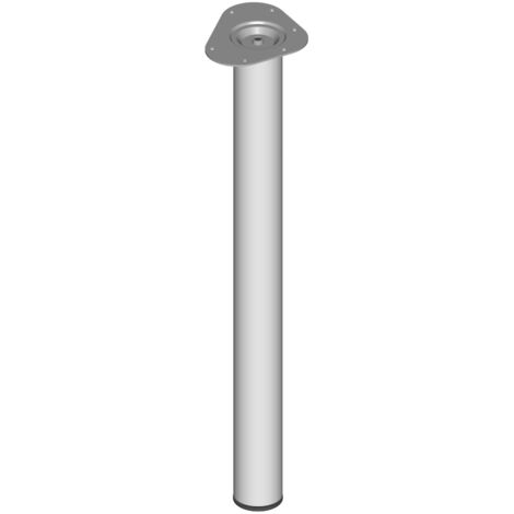 DIY, Unterbau-Möbelfuß 11102, Durchmesser 60x700mm silber 4 Stk