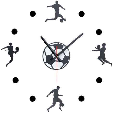 Diy wanduhr fuball 8