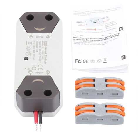 DIY WiFi Smart Light Switch Universal Breaker Remote Control Works with Alexa Google Home