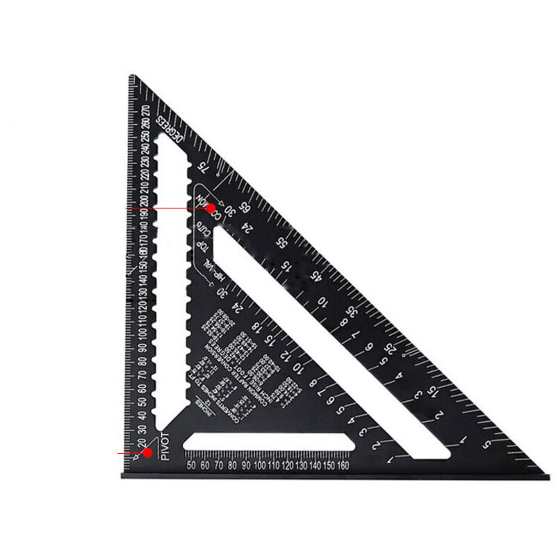 Image of DIY-Winkel, Schreinerführungsschiene/Werkzeug, Lineal, Winkelmesser