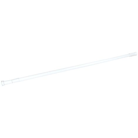 DK HOME Barra para cortina de ducha extensible 135-250cm