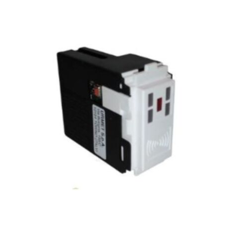 DK700M-P/B - Lecteur de clés de proximité Mifare pour centrales de la ligne MEDEA compatible avec les clés DK70, blanc. Une gamme d'adaptateurs est disponible pour les séries électriques domestiques l