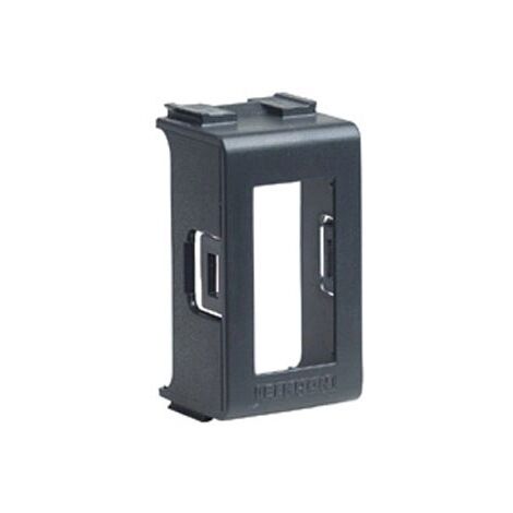 DKA/G - Kit adaptateur pour série de câblage modulaire GEWISS® PLAYBUS. Couleur NOIR. Paquet de 5 pièces.