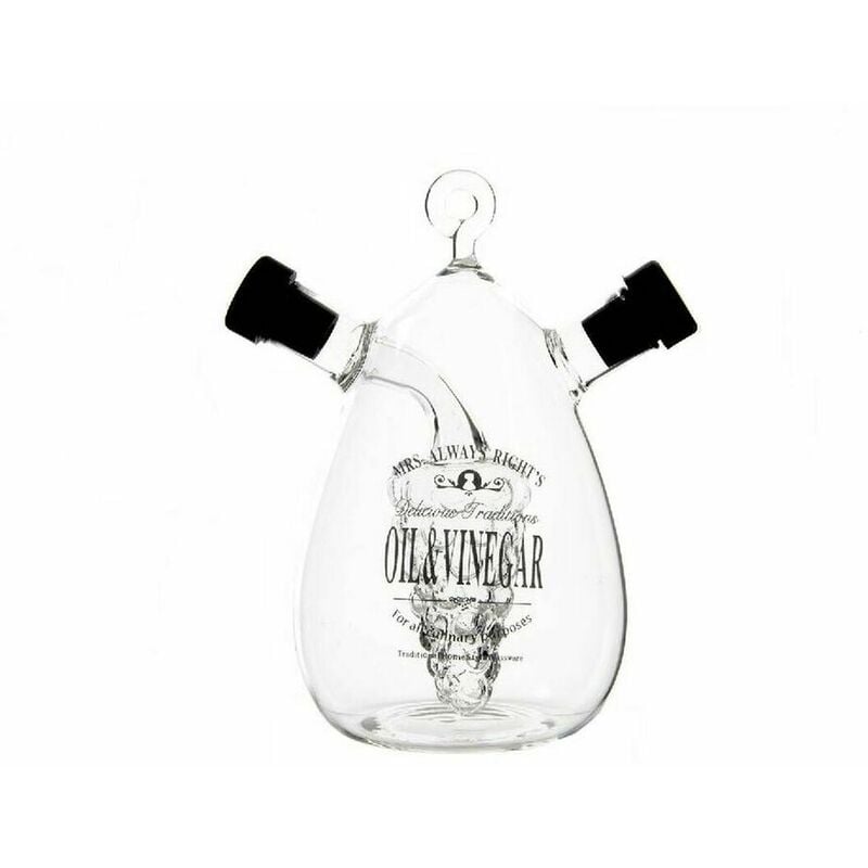 

Aceitera Dkd Home Decor Vinagrera Transparente Vidrio De Borosilicato (400 Ml)