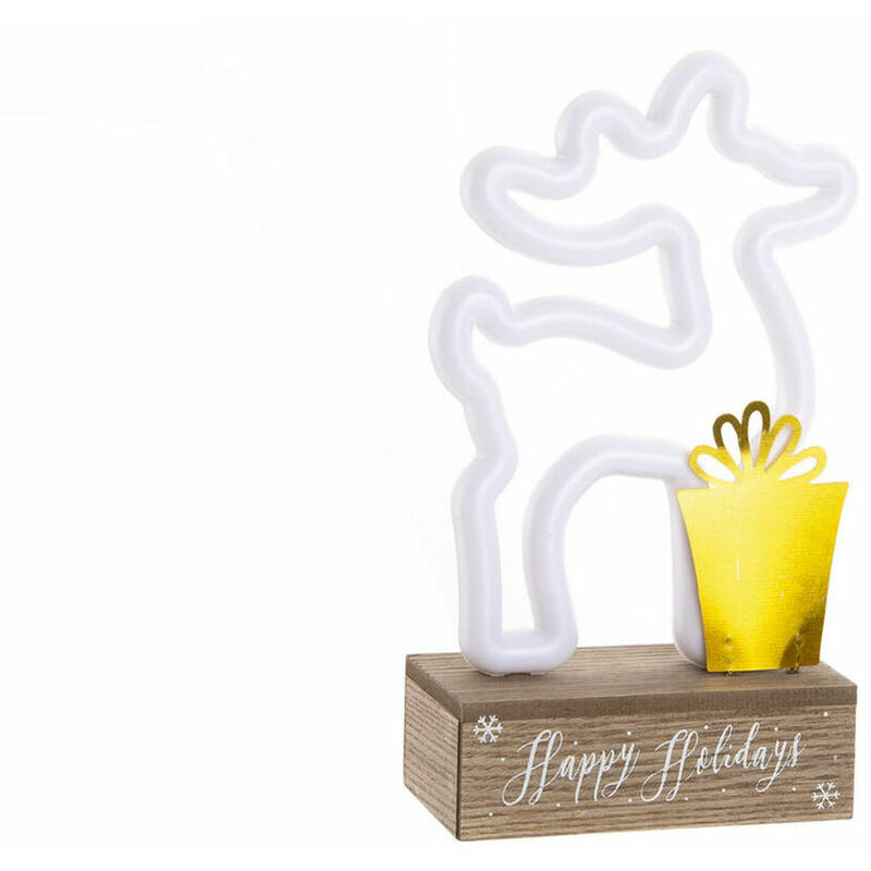 

Adorno Navideño Dkd Home Decor Blanco Led Reno