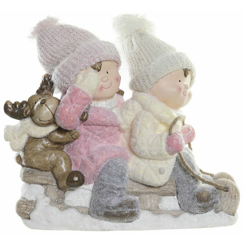

Adorno Navideño Dkd Home Decor Fibra De Vidrio Niños (46 X 23 X 38 Cm)