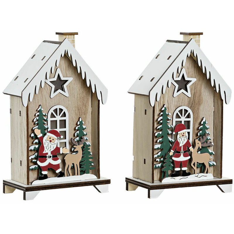 

Adorno Navideño Dkd Home Decor Madera (2 Pcs) (9.5 X 5.5 X 15.5 Cm)