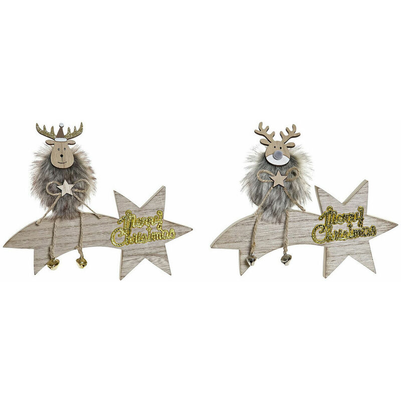 

Adorno Navideño Dkd Home Decor Madera Mdf (20 X 3 X 18 Cm) (2 Pcs)
