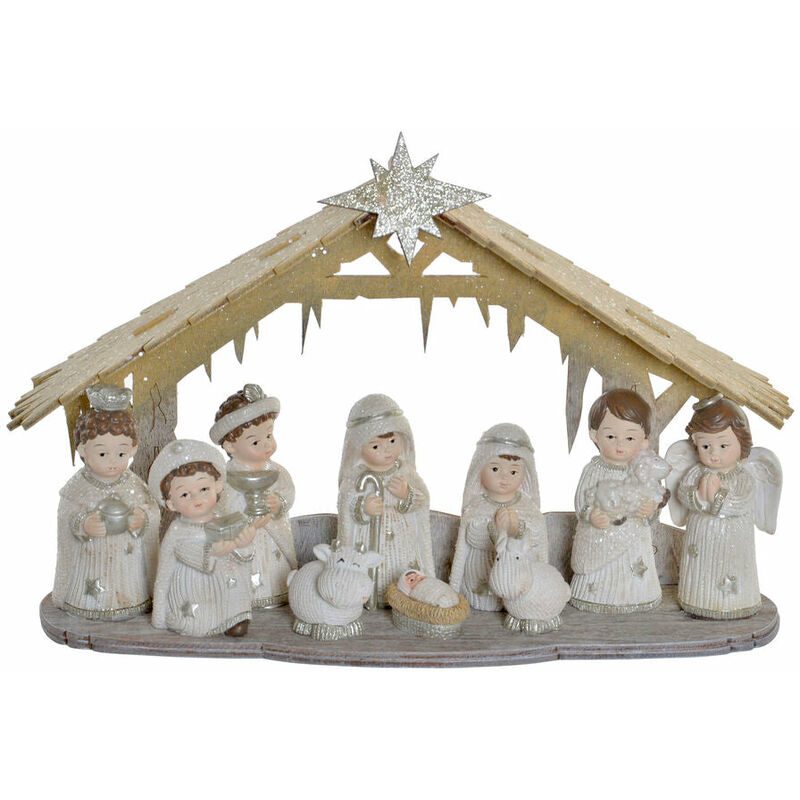 

Adorno Navideño DKD Home Decor Nacimiento/Belén (25 x 8 x 15 cm)