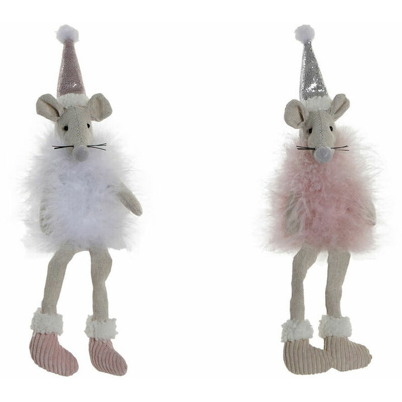 

Adorno Navideño Dkd Home Decor Poliéster (2 Pcs) (7 X 7 X 32 Cm)