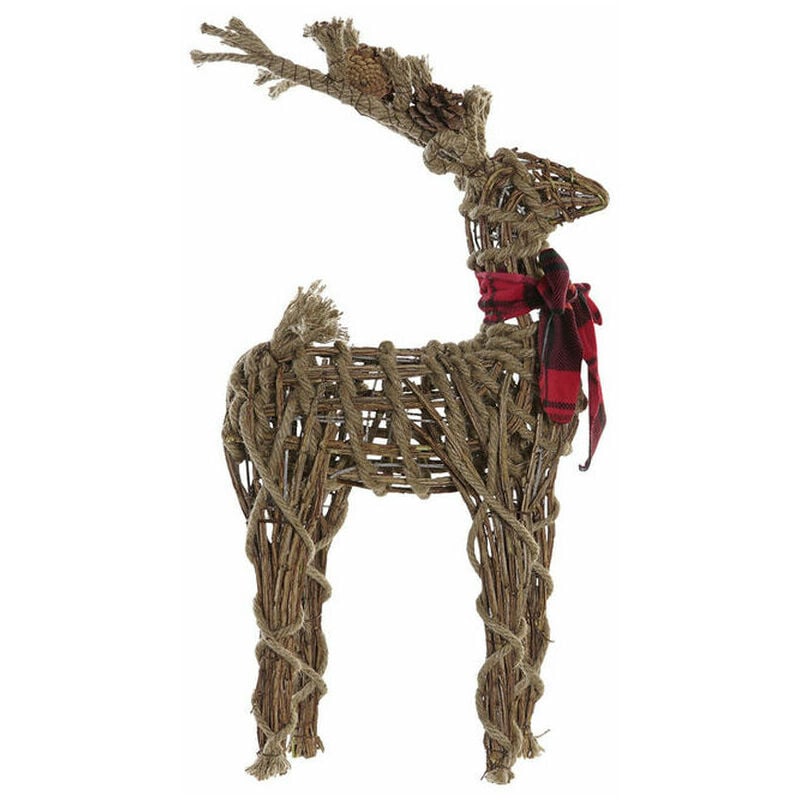 

Adorno Navideño Dkd Home Decor Reno Mimbre (33 X 14 X 60 Cm)
