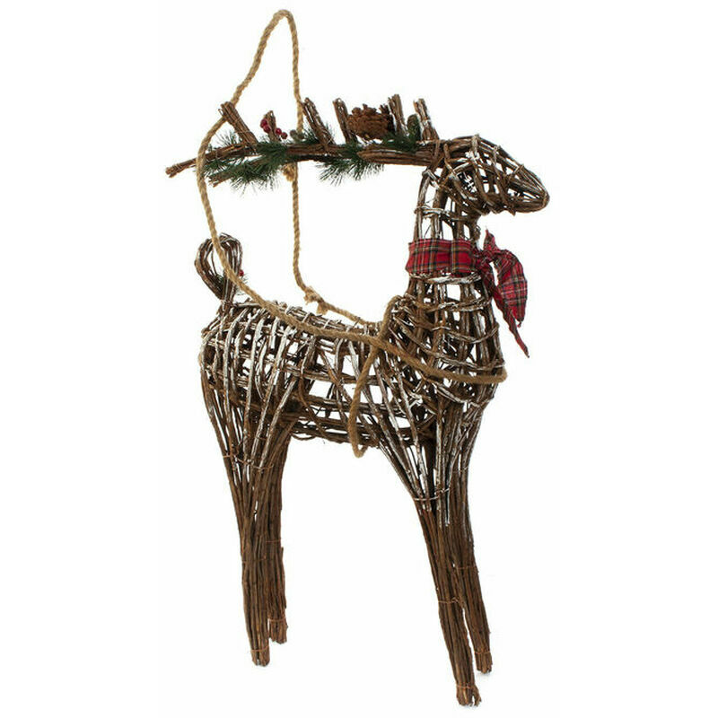 

Adorno Navideño Dkd Home Decor Reno Mimbre (53 X 19 X 90 Cm)