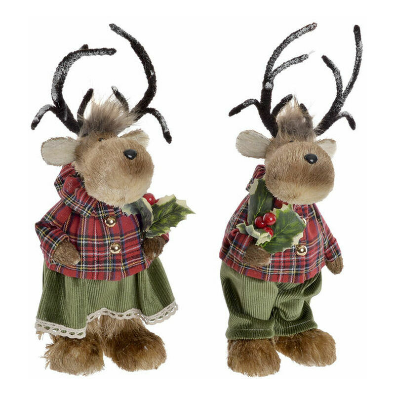 

Adorno Navideño Dkd Home Decor Reno Poliéster Vestido (2 Pcs) (10 X 15 X 34 C