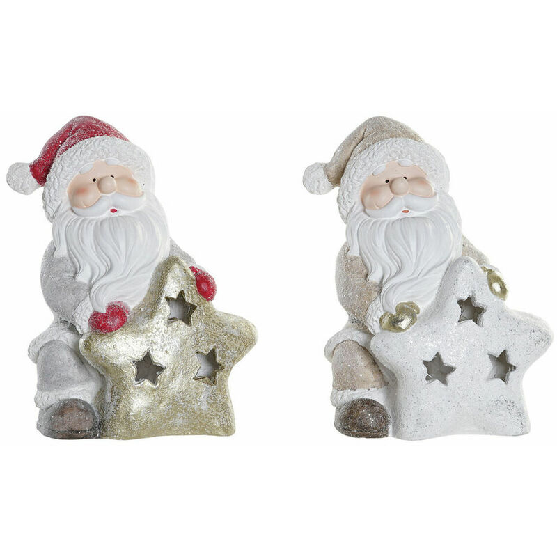

Adorno Navideño Dkd Home Decor Resina Papá Noel (2 Pcs) (26 X 19 X 31 Cm)