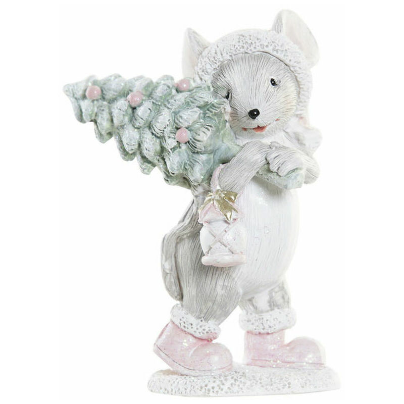 

Adorno Navideño Resina Ratón (6 x 5 x 8 cm) - Dkd Home Decor