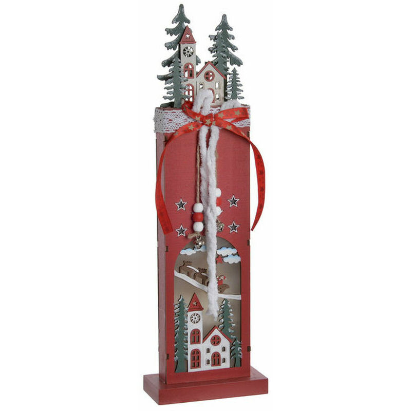 

Adorno Navideño Dkd Home Decor Rojo Led Casa